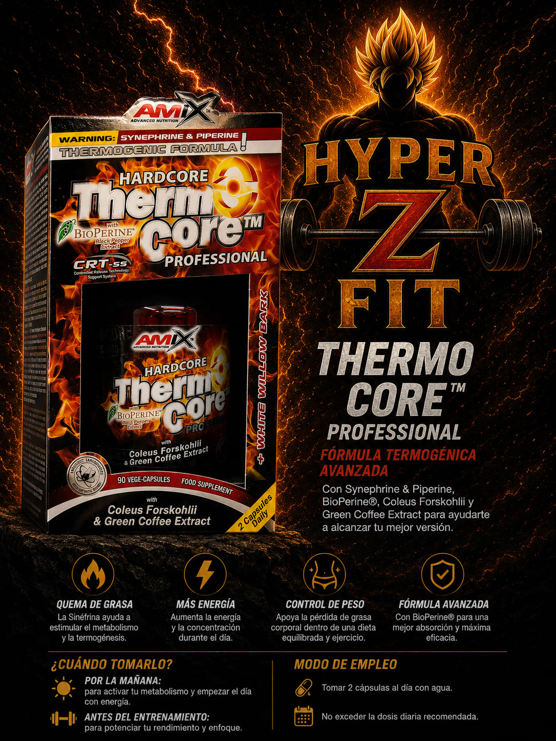 AMIX Hardcore Thermo Core Professional