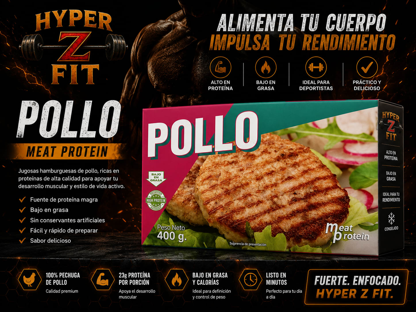 Hamburguesas Pollo