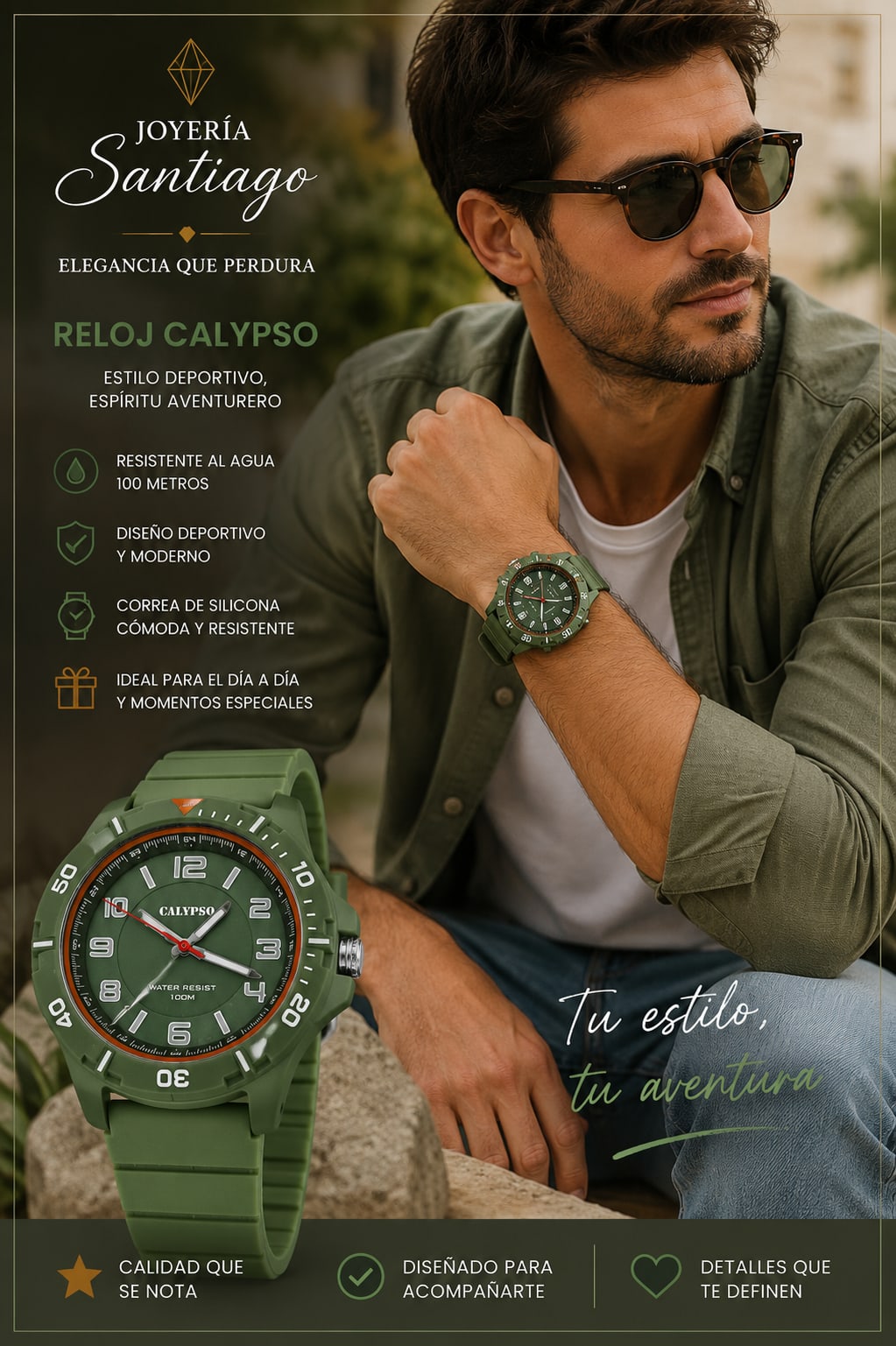 Reloj Calypso Sport Verde
