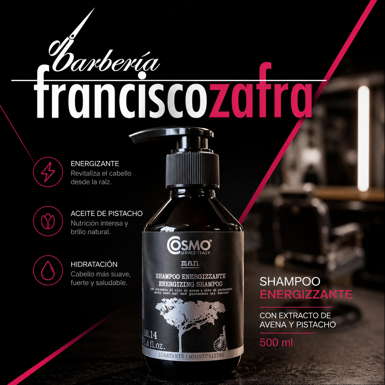 Shampoo Energizante Osmo Men