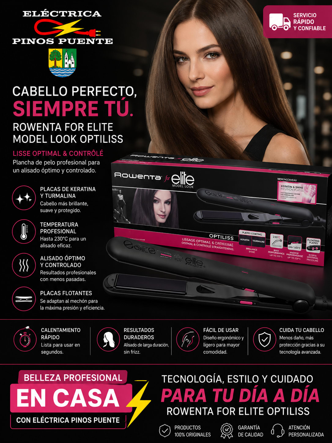 Plancha Rowenta for Elite Optiliss
