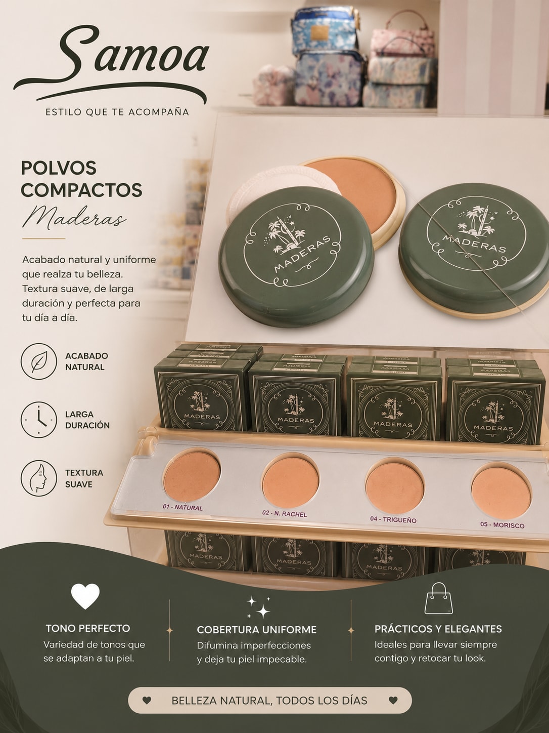 Polvos Compactos Maderas