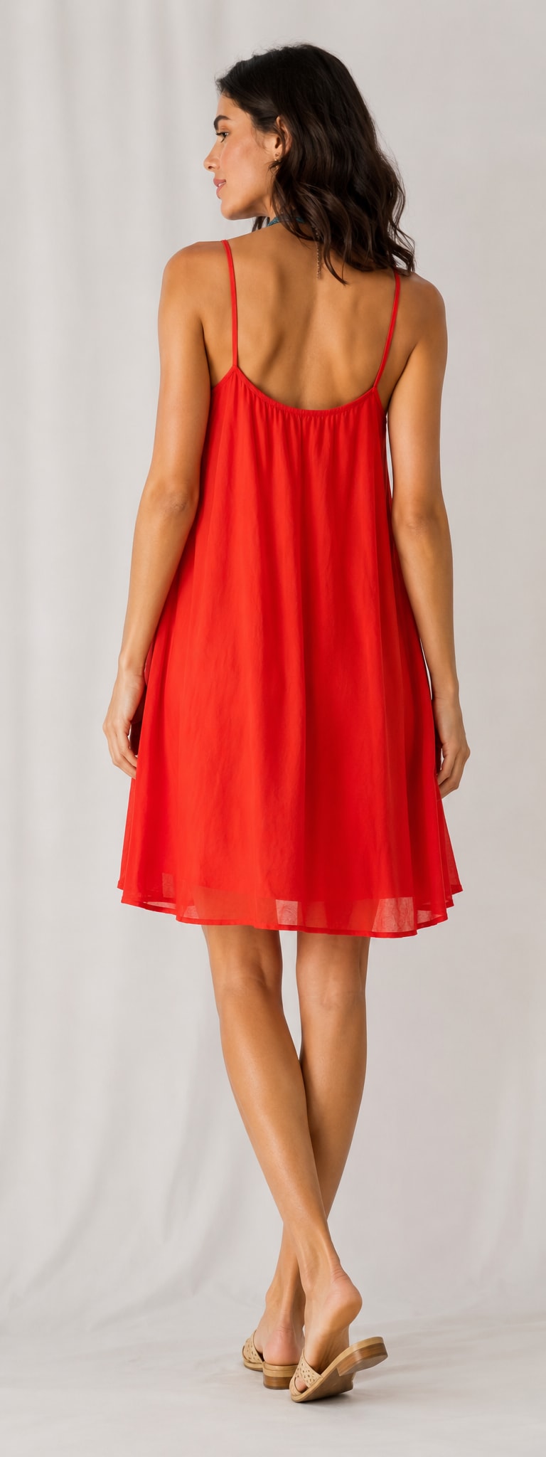 Vestido Corto Naranja