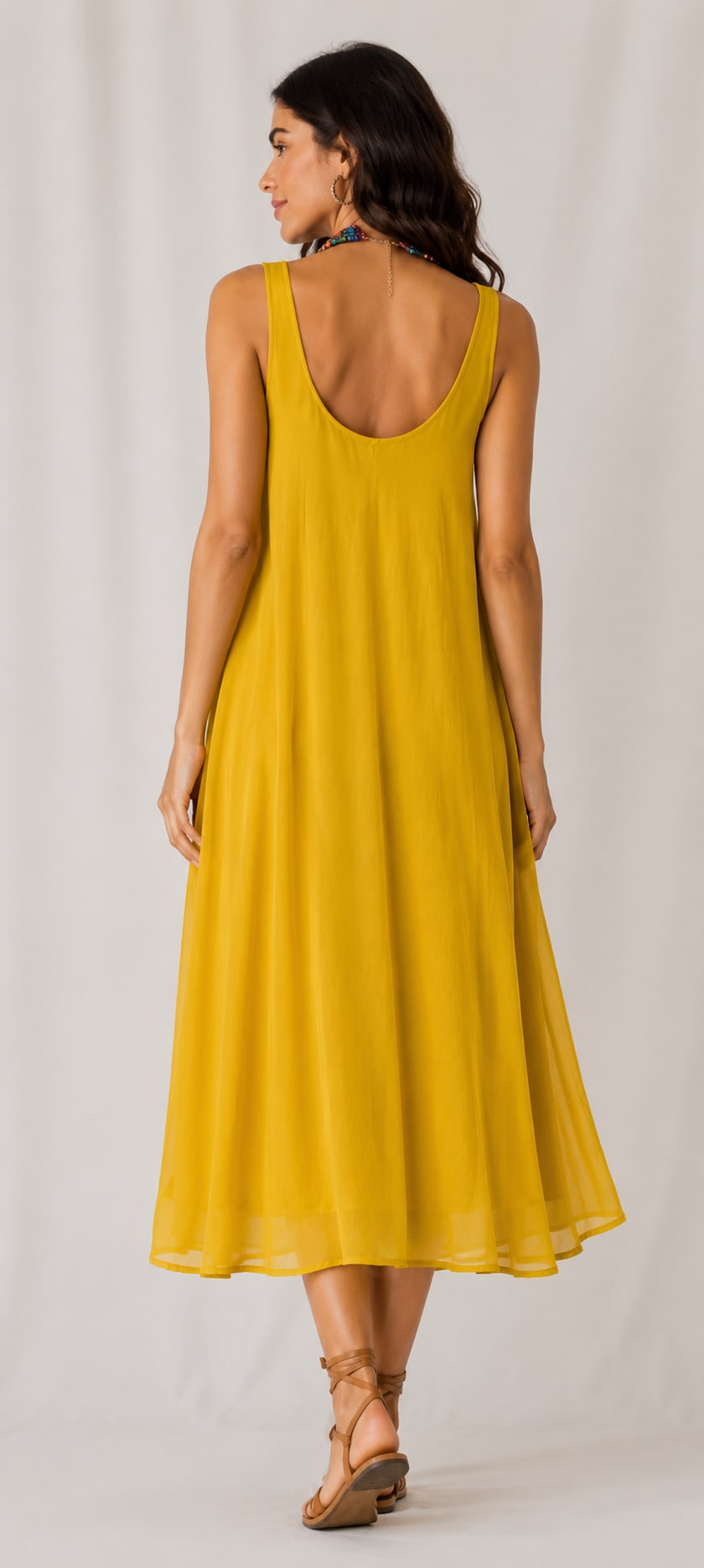 Vestido Largo Amarillo