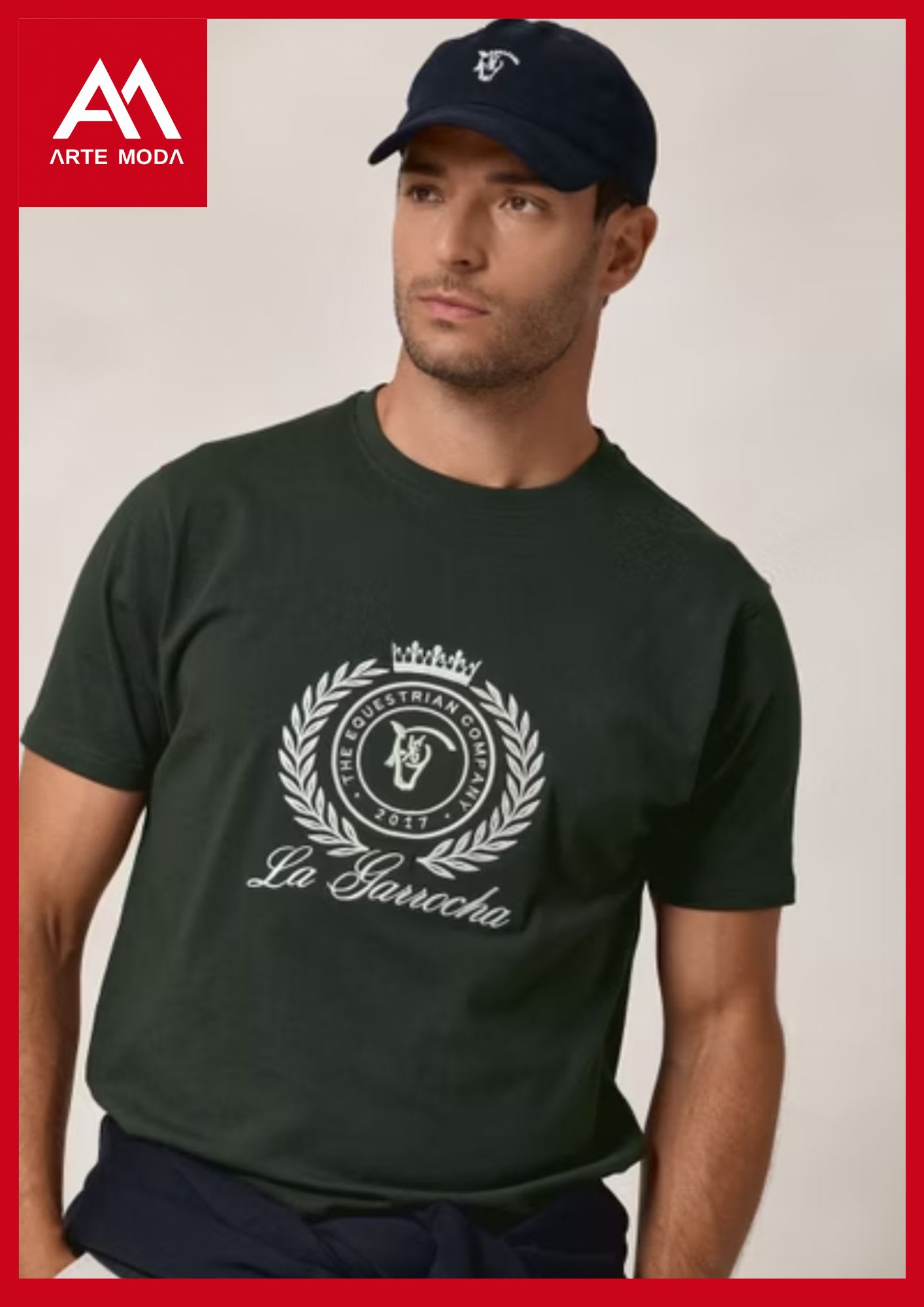 Camiseta manga corta caballero