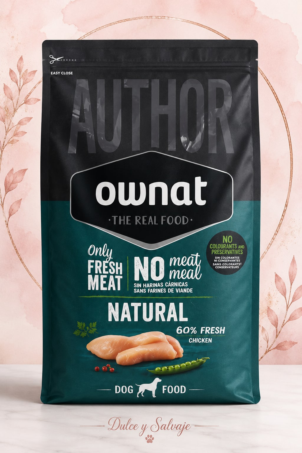 Ownat Author Natural con pollo fresco