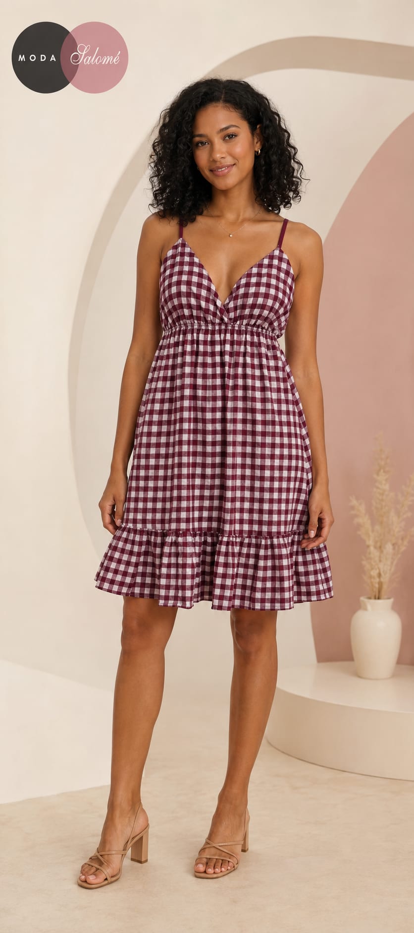Vestido de cuadros