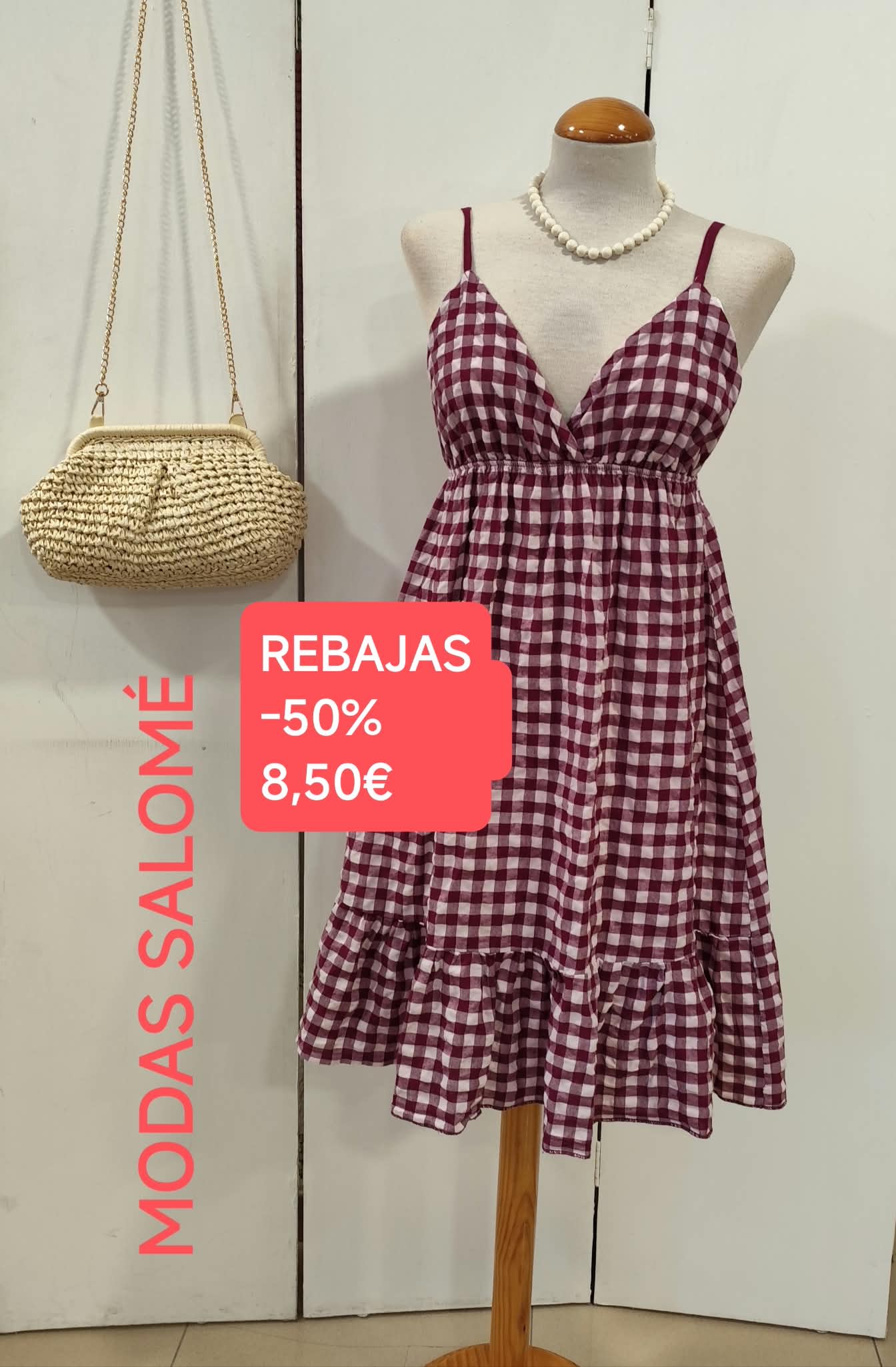 Vestido de cuadros