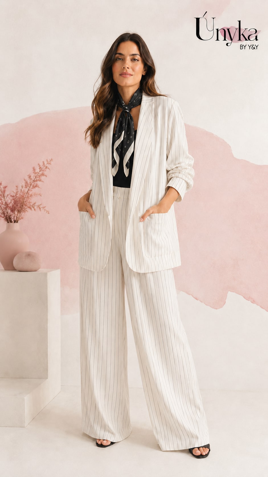 conjunto de traje camiseta y pañuelo