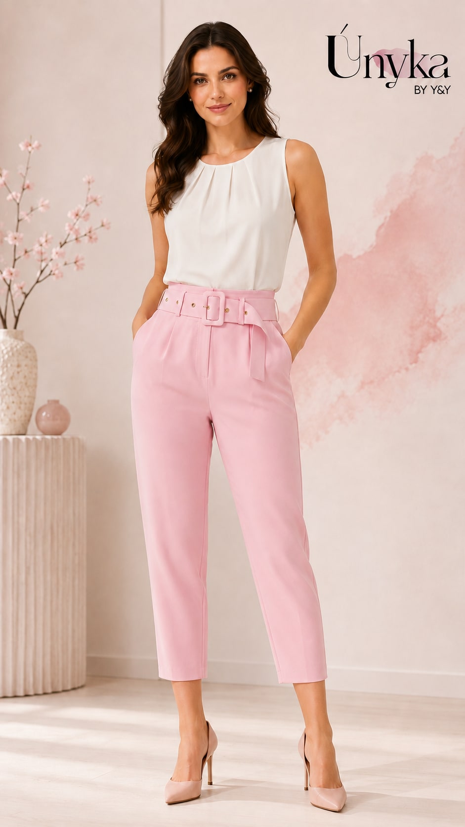 pantalón rosa