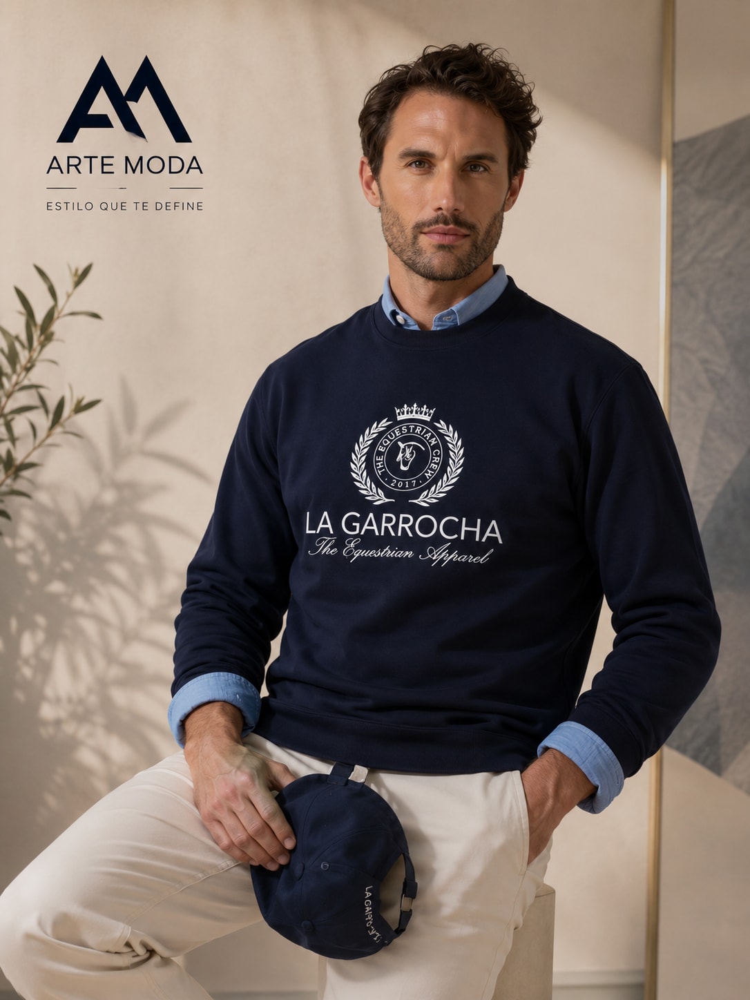 Sudadera La Garrocha en azul marino
