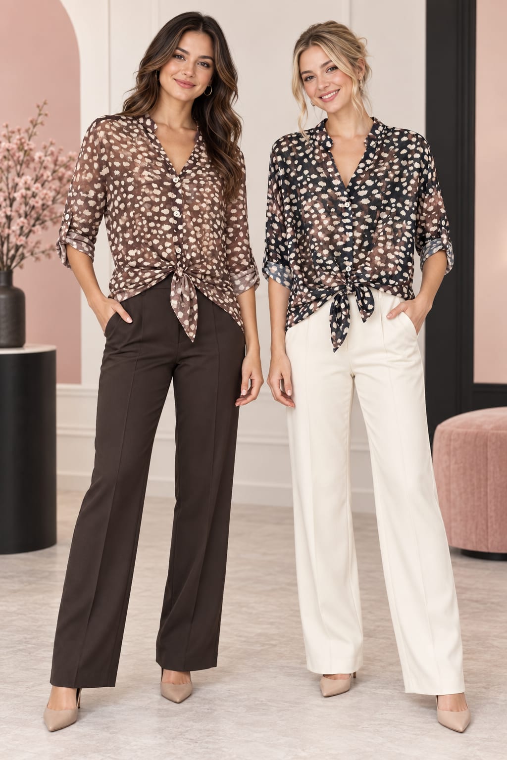 Blusa ligera de estampado