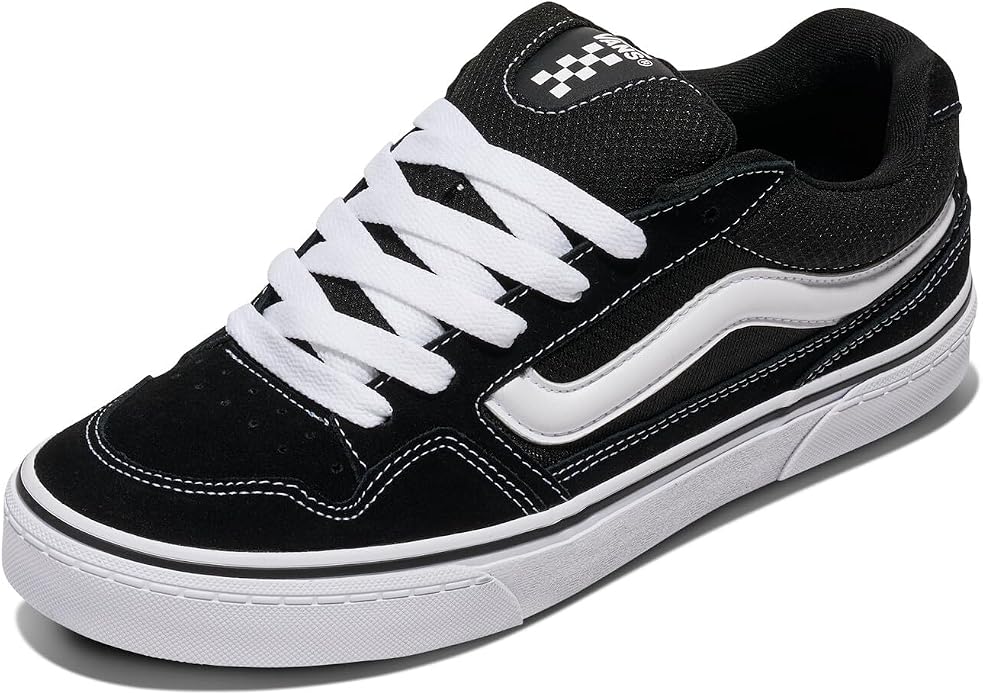 Vans Zapatillas Negras y Blancas de Estilo Urbano