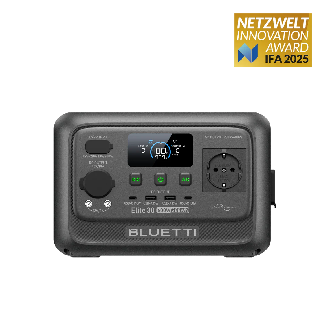 BLUETTI Elite 30 V2 – Estación de energía portátil