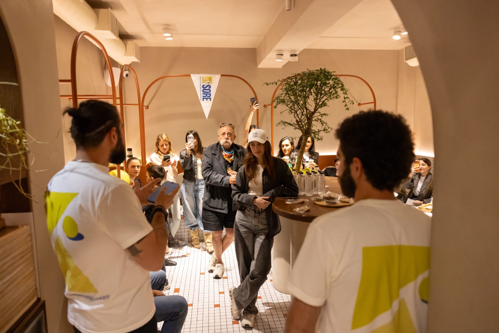 Guests gathered at the SORE launch event at PREPA Cafe in Yerevan