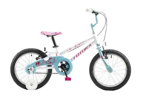 Bicicleta Futura BMX 16 Barracuda Aluminio Nena Blanca