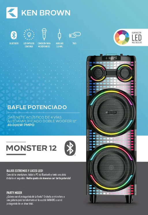 Parlante Ken Brown Mosterbox 12