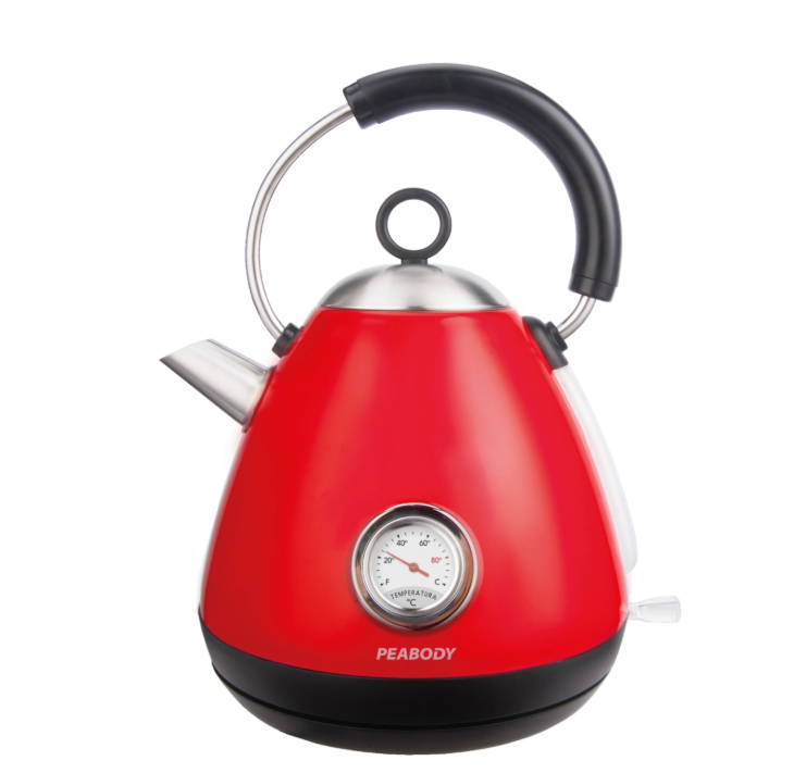 Cocina Peabody Jarra Electrica con Relog Roja