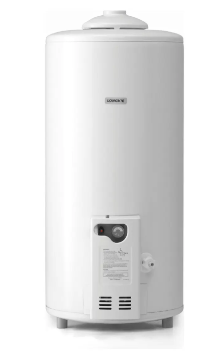 Termotanque Longvie 75 Litros Blanco Multigas Sensor De Pie