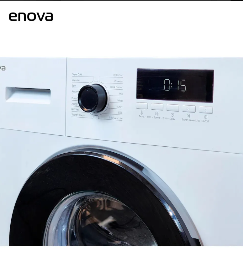 Lavarropas Enova Carga Frontal 6K Blanco