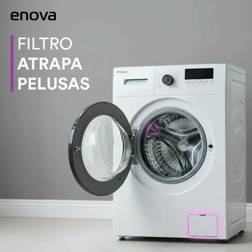 Lavarropas Enova Carga Frontal 6K Blanco
