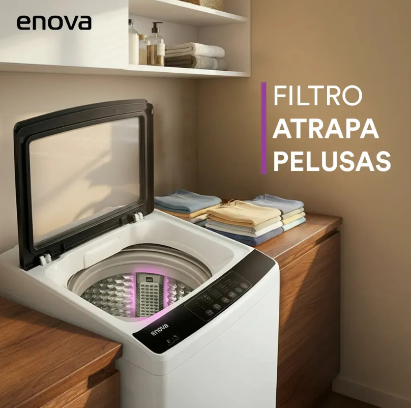 Lavarropas Enova Lava Carga Suo 8 Kilos Bca