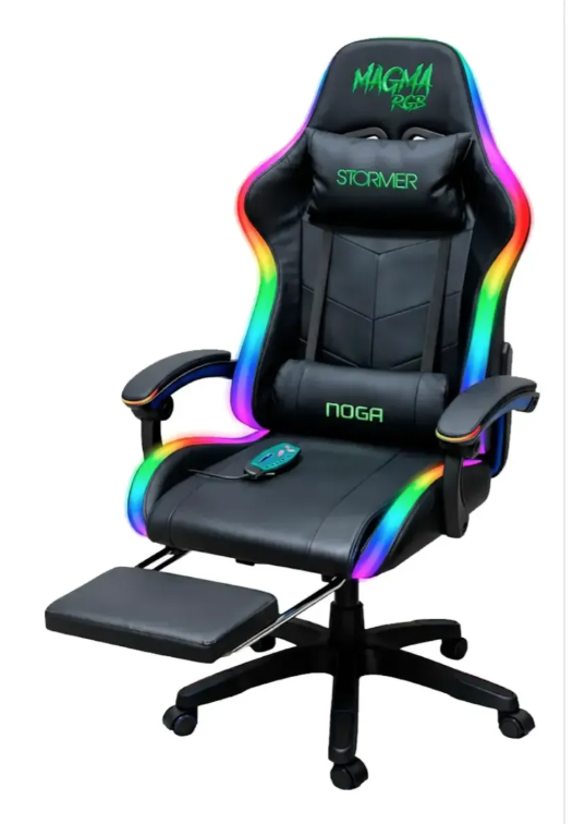 Silla Noga Magma Rgb Luz y Masaje