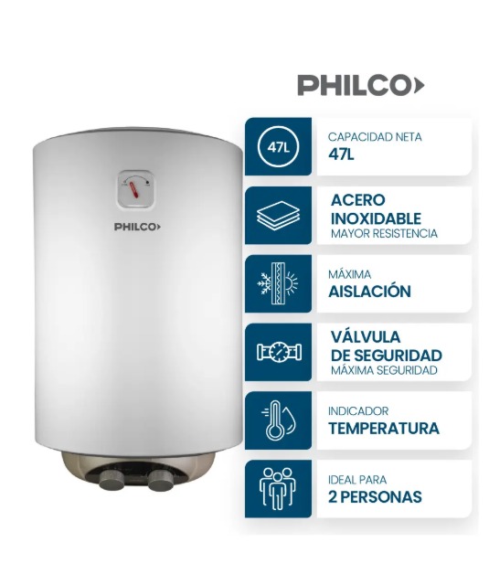 Termotanque Philco 47 Litros