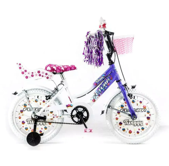 Bicicleta bmx Futura rodado 16 twiggy niña con canasto