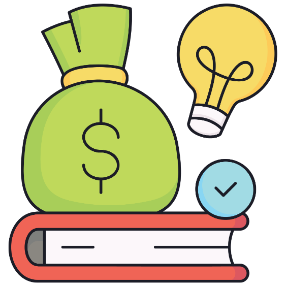 Books and cap icon