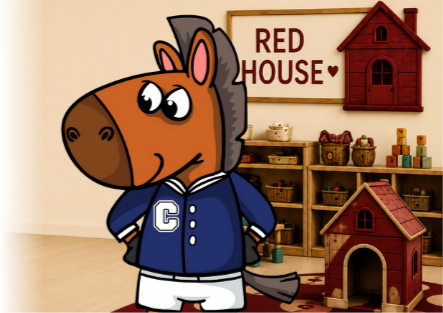 Red House mascot