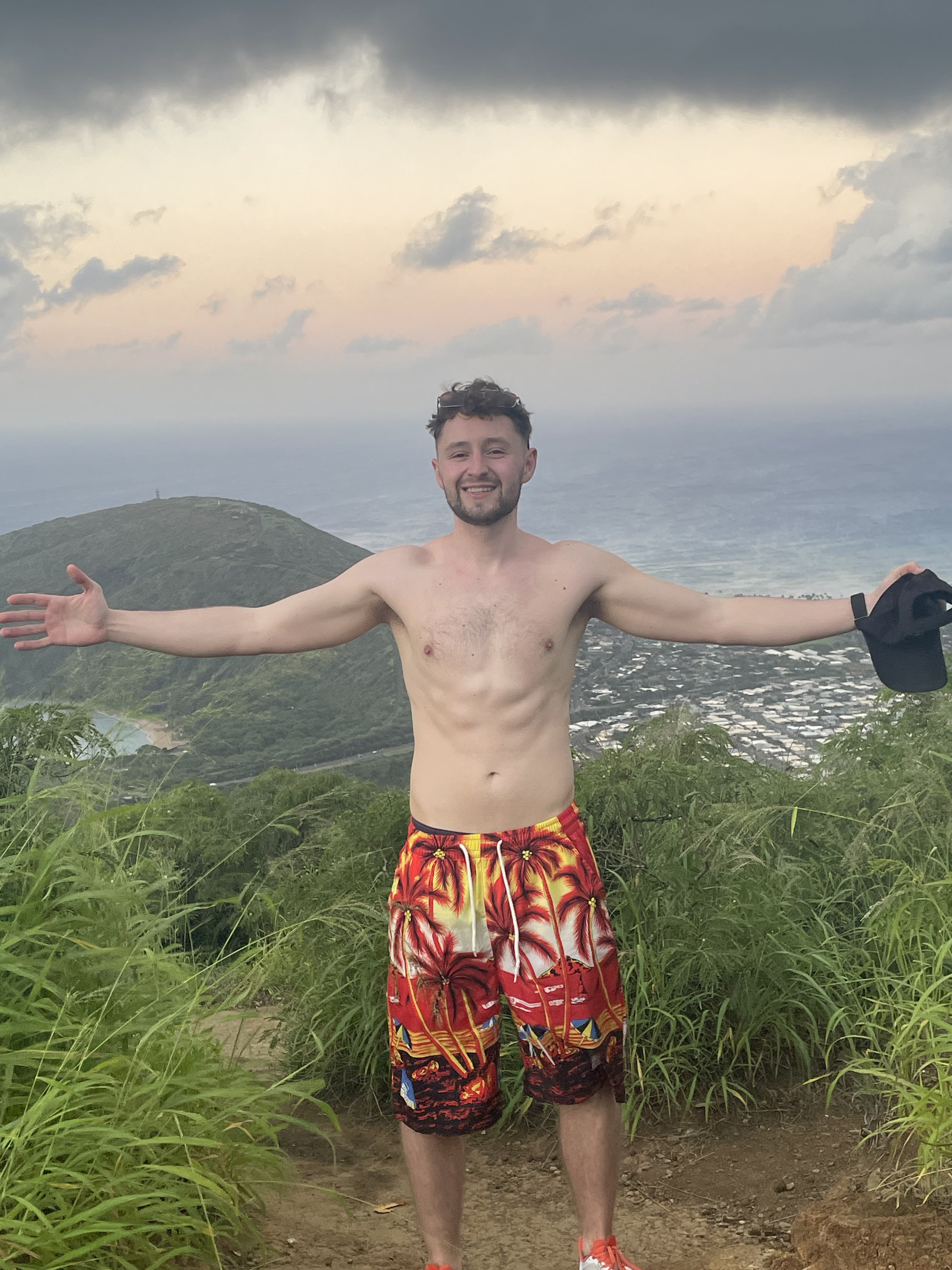 Ausblick vom Gipfel des Koko Head über Honolulu