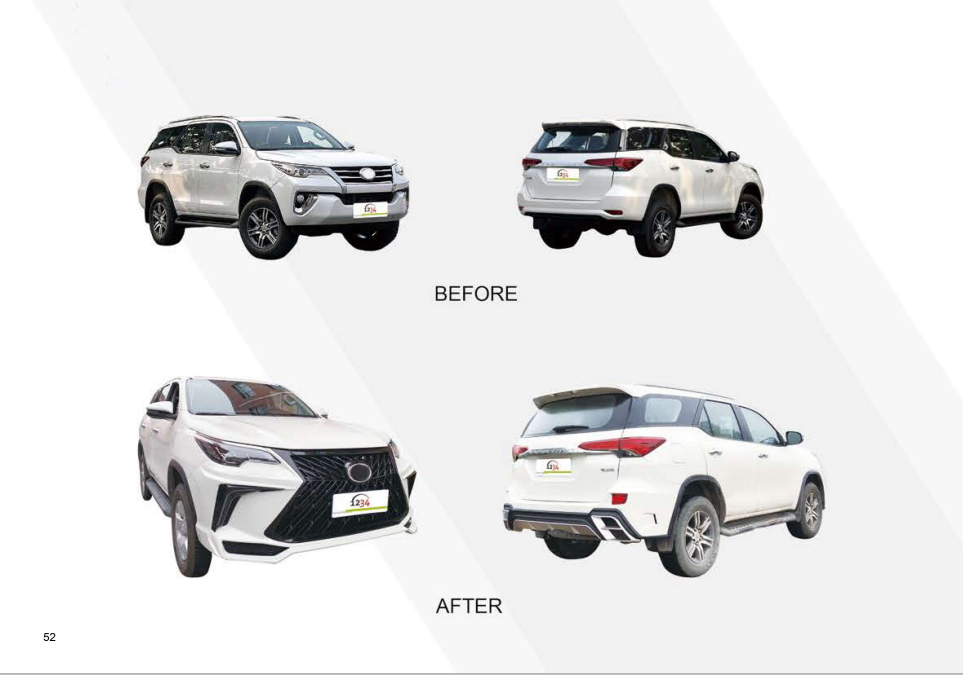 BODY KIT NEW TURNING FORTUNER 1234