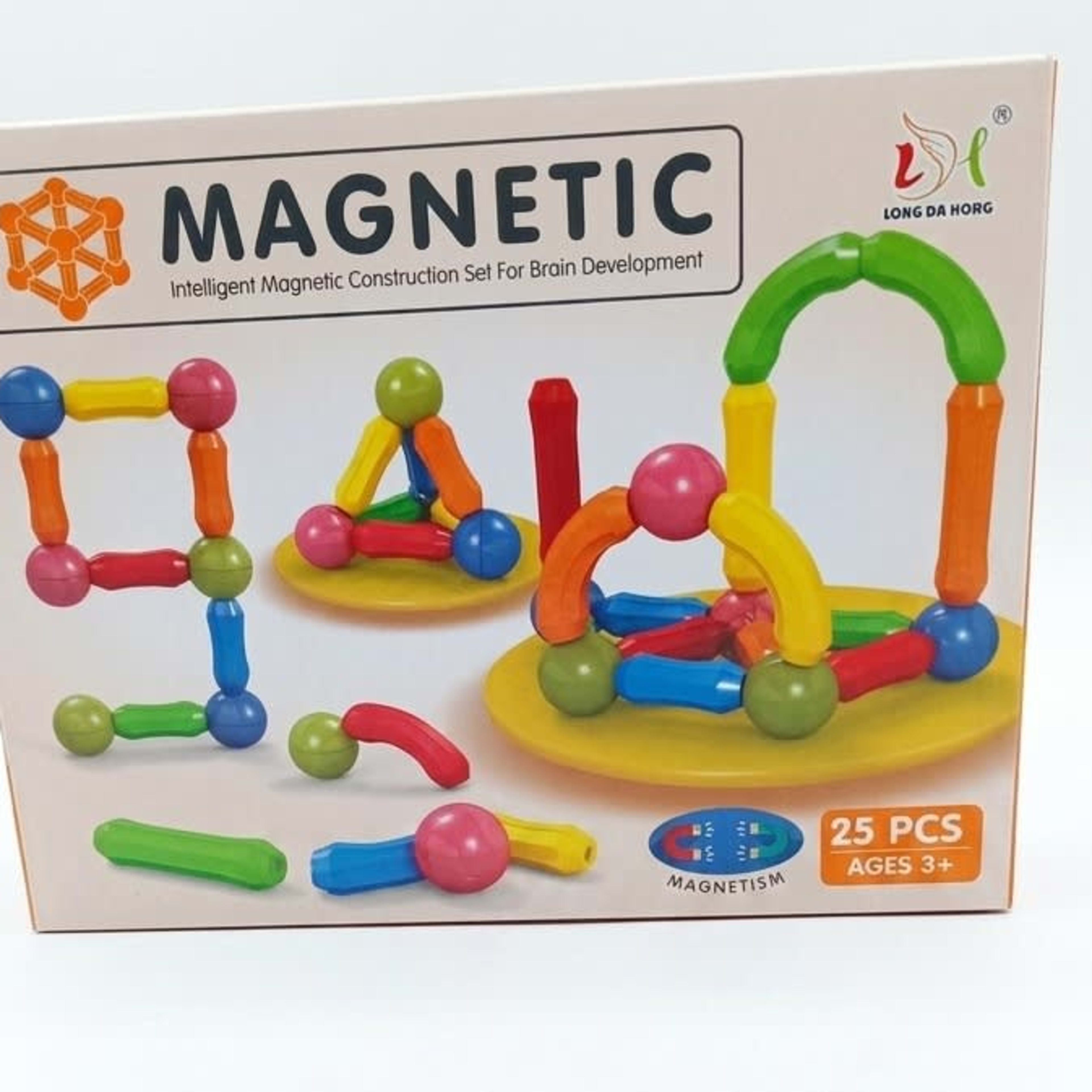 25 Piece Magnetic Construction Set for Kids | STEM Learning Toy Pakistan — Motor educational toy for ages 3–6 yrs