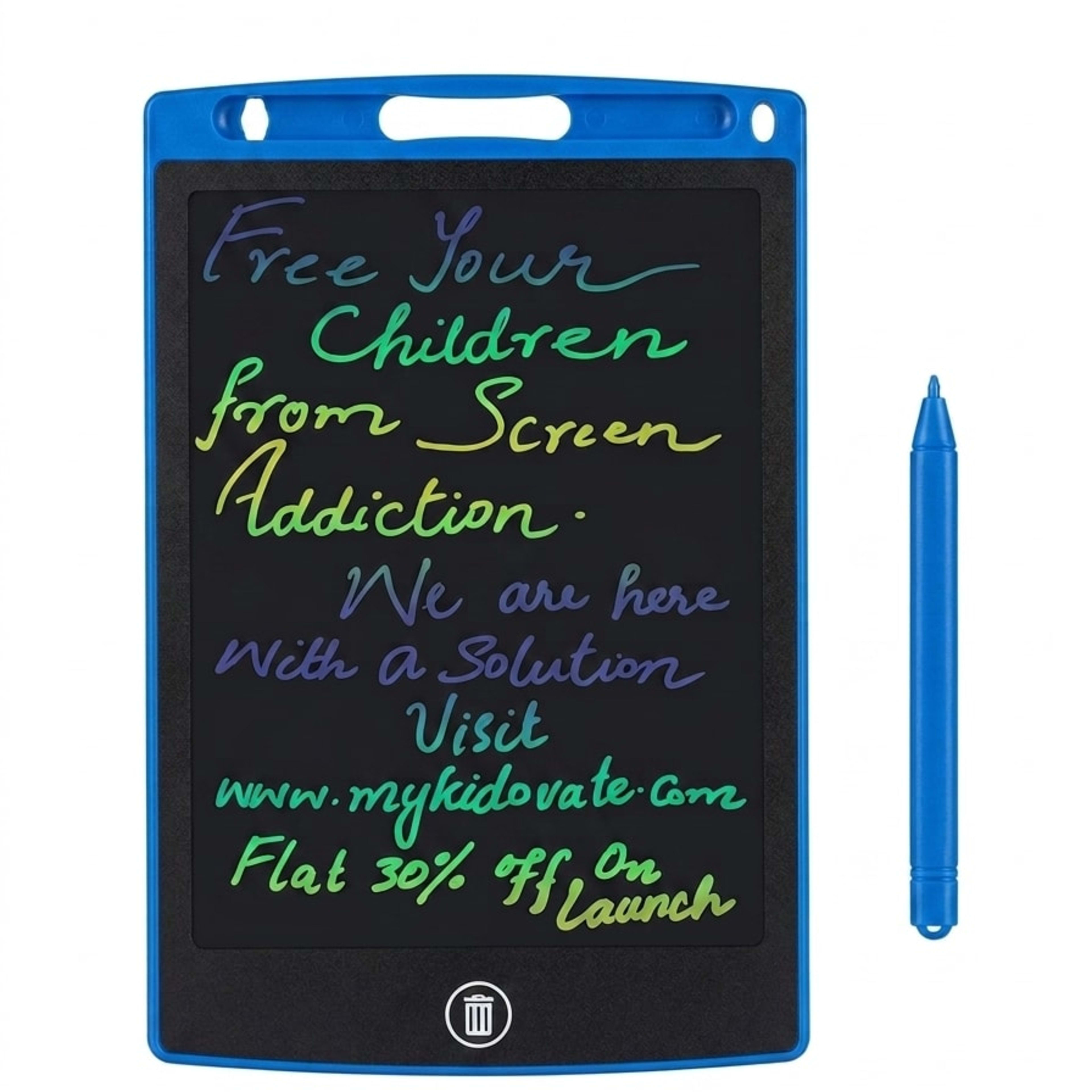 Kids LCD Writing Tablet for Drawing & Learning | Screen-Free Educational Toy — Language educational toy for ages 1–3 yrs