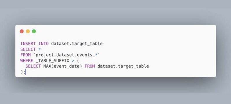 How to Incrementally Update Tables in BigQuery