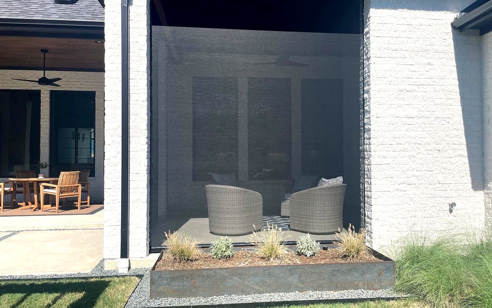 Bug Protection Patio Screens | V-Track