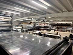 Custom order being placed and screens manufactured to exact specifications