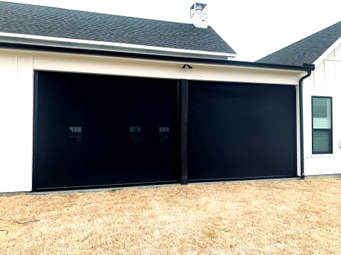 V-Track dual motorized screen system