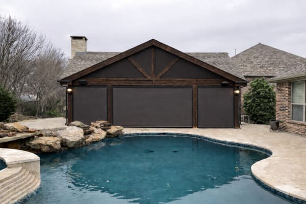 Outdoor patio screen system near Leander