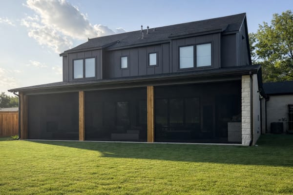 sun protection solution on covered patio near Dallas