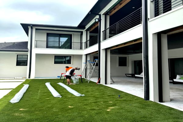 Outdoor patio screen system near Conroe