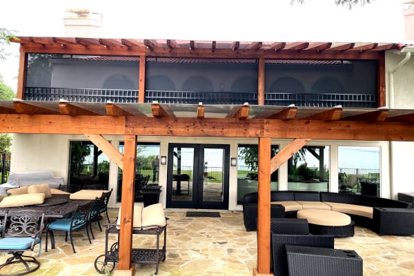 Full patio screen installation