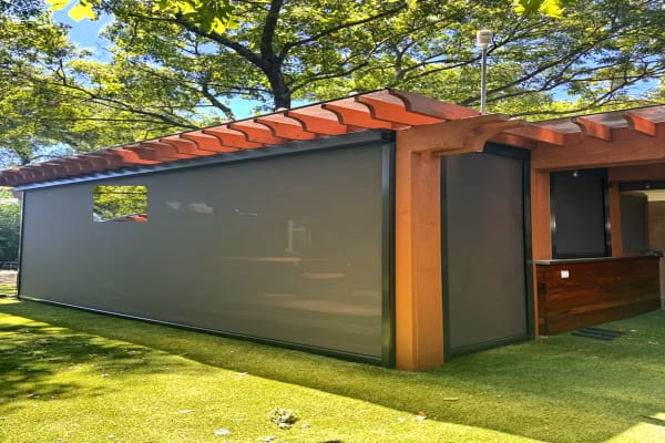 patio enclosure solution on pool patio near Fort Worth