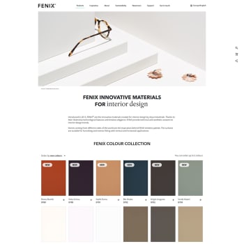 FENIX For Interiors new website