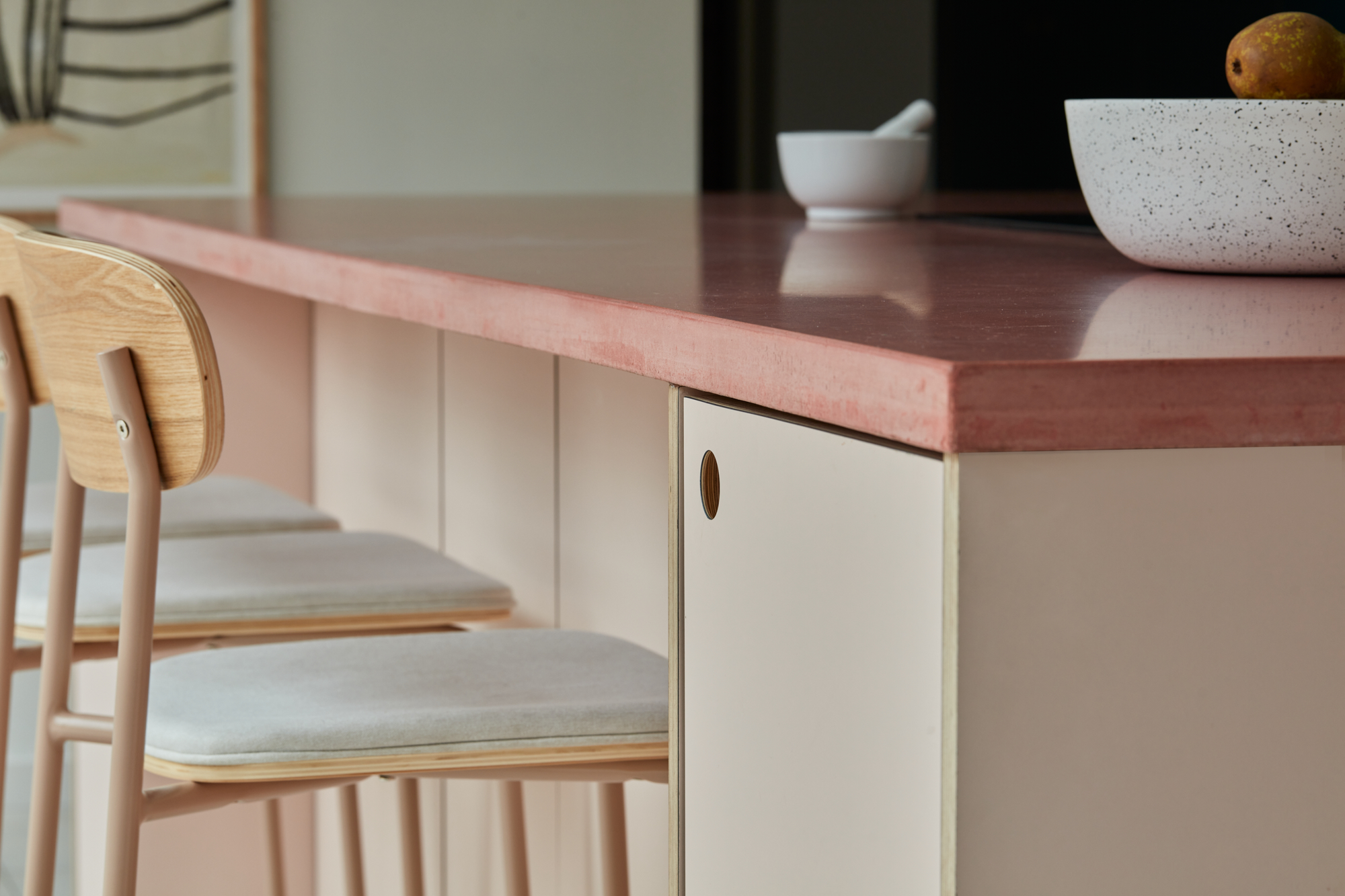Arpa - Victoria Home Kitchen - Verde Pino, Rosa Bourbon