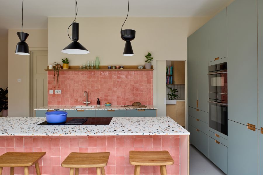 Playful kitchen design 