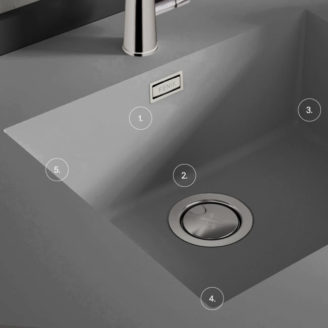 Kitchen sinks | FENIX materials and solutions for interior design