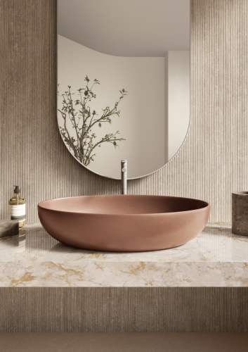 Bathroom - Arpa HPL - 3549 Njord Sand, 3545 Trevi