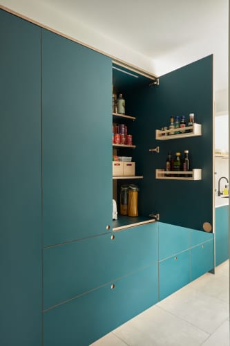 Arpa - Victoria Home Kitchen - Verde Pino, Rosa Bourbon
